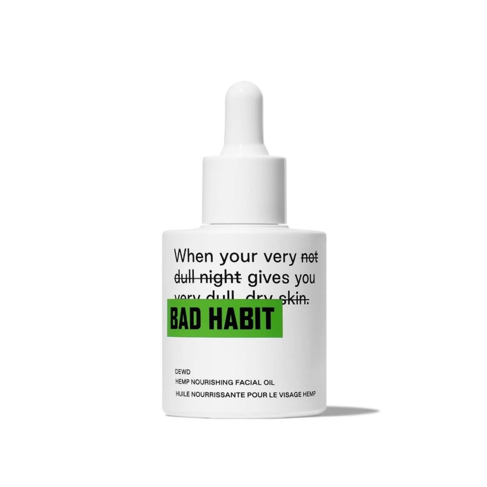BAD HABIT Dewd Hemp Nourishing Facial Oil 1 Fl. Oz